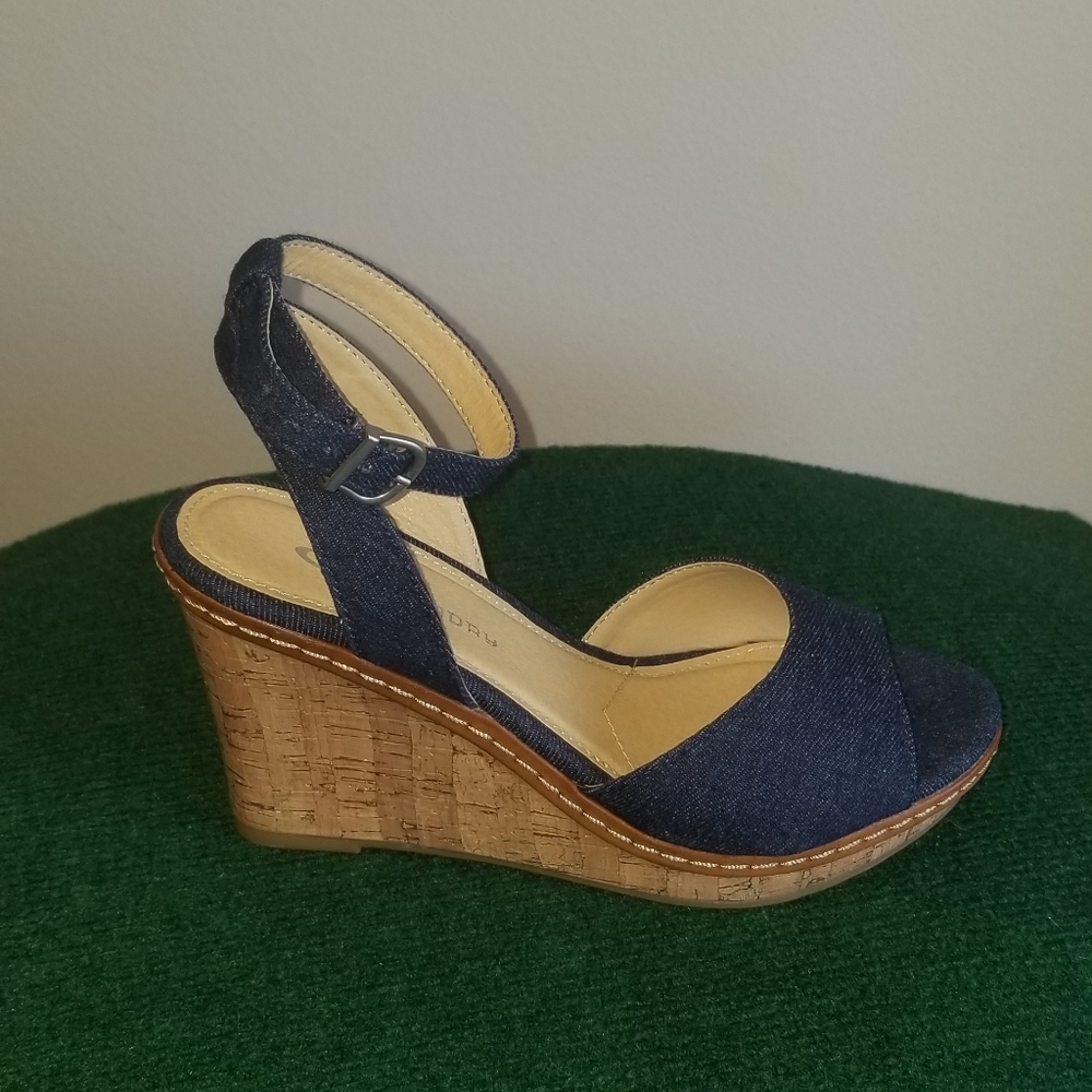 Denim Wedge